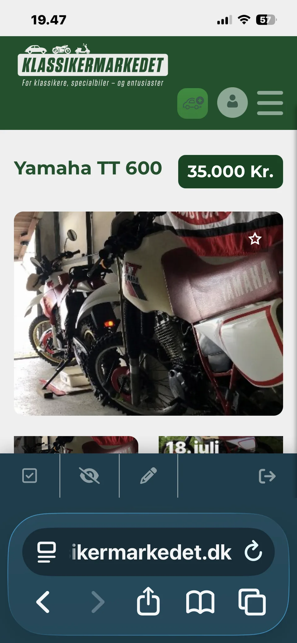 Yamaha TT 600 R